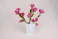 Lisianthus aus Filz in Pink | handgefertigter Blütenzweig | biegsame Filzblume | dauerhafte Blumen | Fair Trade Nepal I Blumendeko