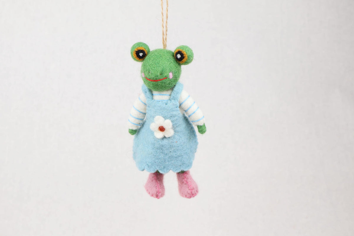 Anhänger Frosch I Frühlingsdeko I Osterdeko I Christbaumschmuck I Weihnachtsdeko I Winter Weihnachtsbaum I Weihnachtsschaf