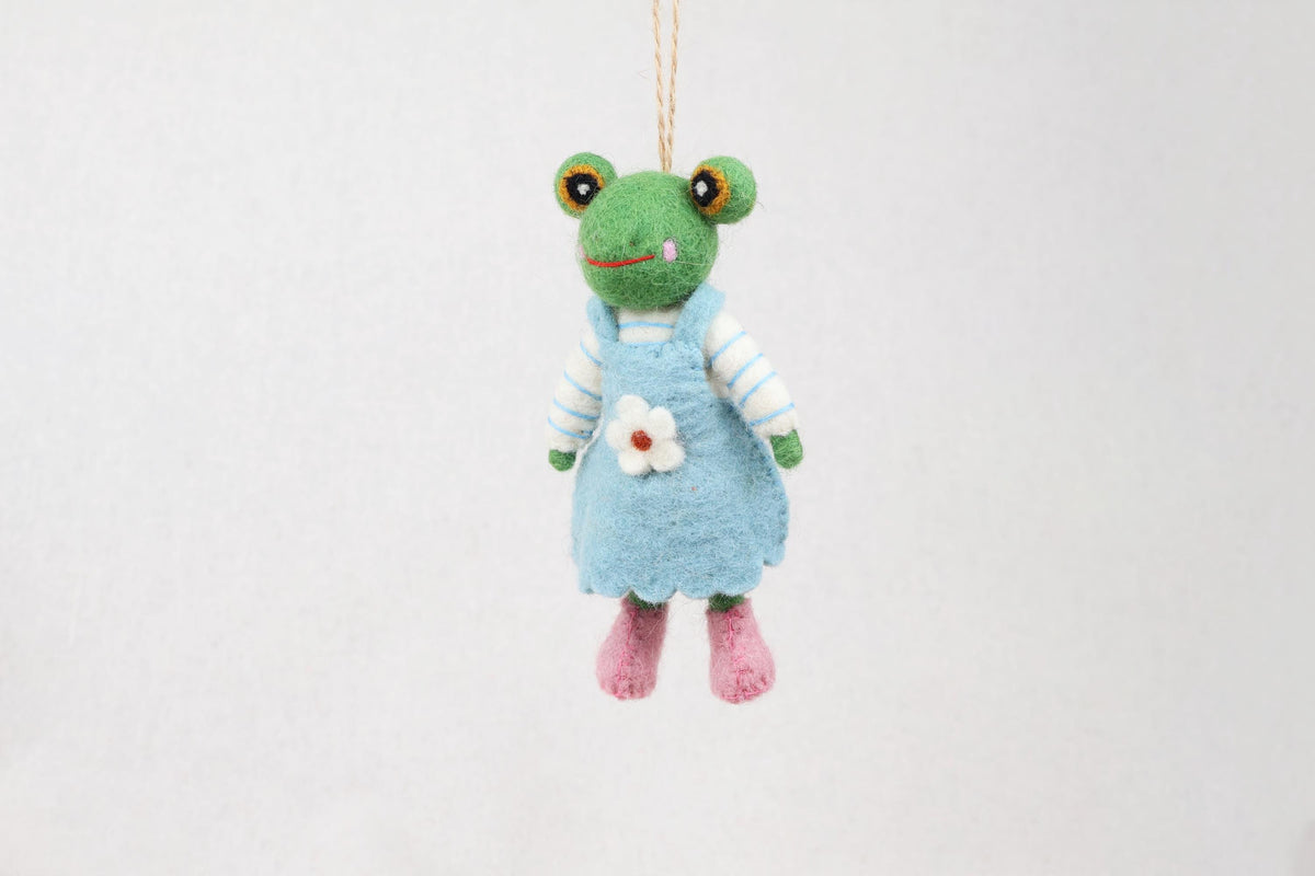 Anhänger Frosch I Frühlingsdeko I Osterdeko I Christbaumschmuck I Weihnachtsdeko I Winter Weihnachtsbaum I Weihnachtsschaf