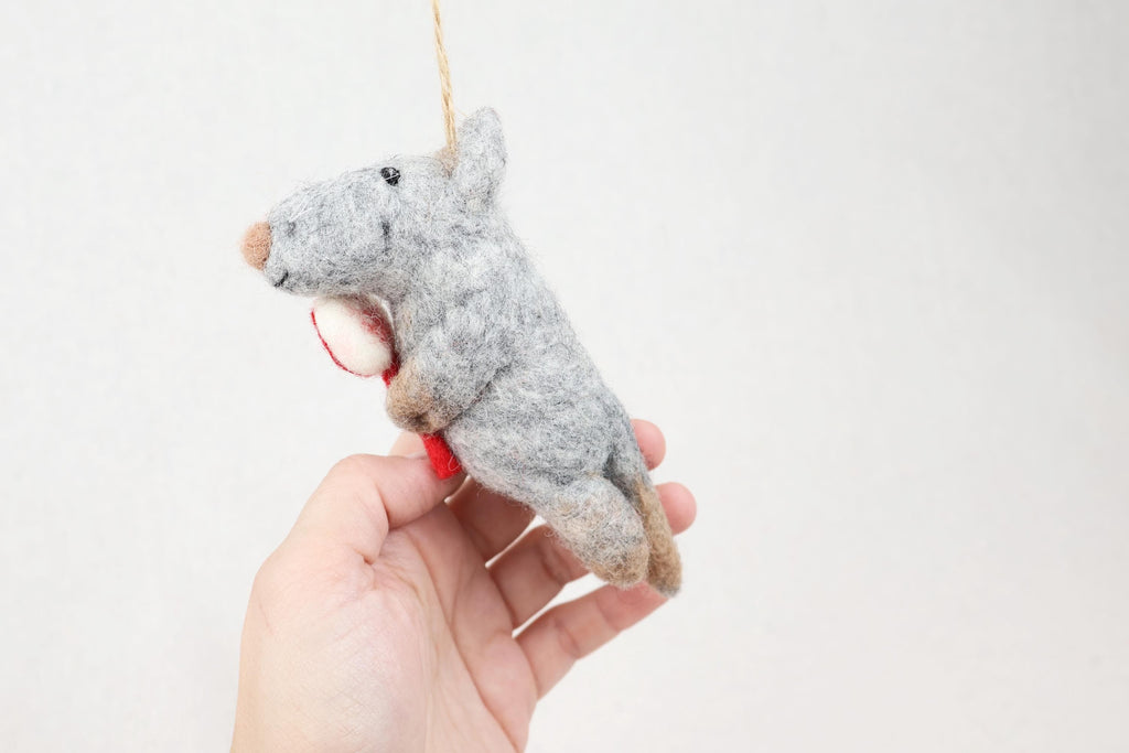 Weihnachtsanhänger Maus mit Lolli Christbaumschmuck Weihnachtsdeko I Winter Weihnachtsbaum I Weihnachtsmaus I Frühjahr
