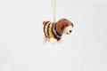 Weihnachtsanhänger Hund Beagle mit Strickpullover I Filz Christbaumschmuck I Weihnachtsdeko I Weihnachtshund