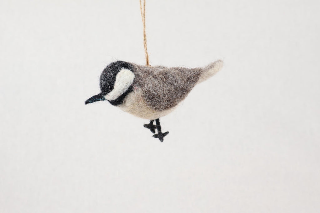 Filzanhänger Weidenmeise I Christbaumschmuck I Weihnachtsdeko I Winterdeko I Weihnachtsbaum I Frühlingsdeko I Vogeldeko I Naturdeko I Fair