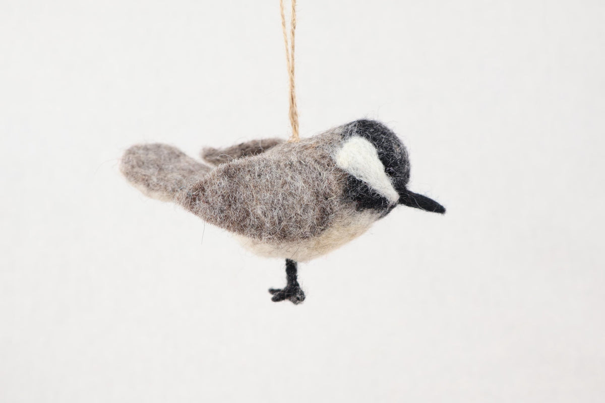 Filzanhänger Weidenmeise I Christbaumschmuck I Weihnachtsdeko I Winterdeko I Weihnachtsbaum I Frühlingsdeko I Vogeldeko I Naturdeko I Fair