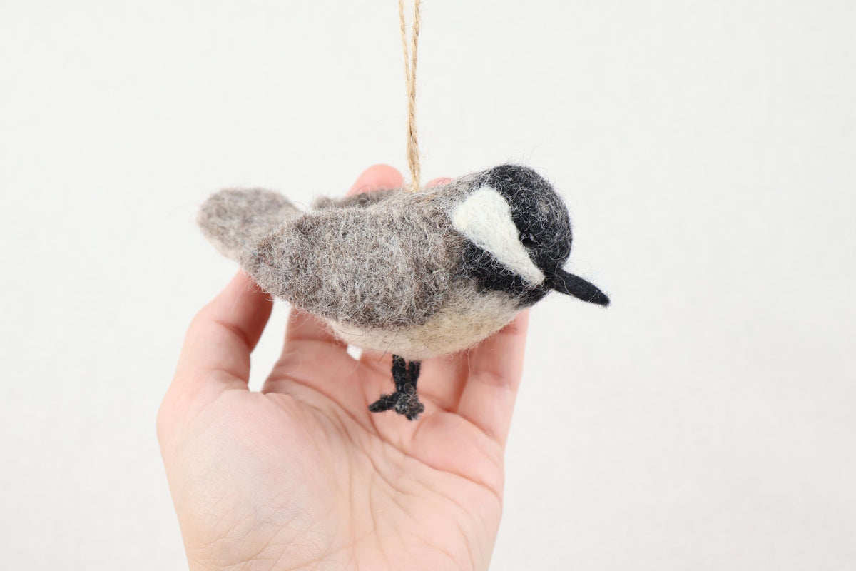 Filzanhänger Weidenmeise I Christbaumschmuck I Weihnachtsdeko I Winterdeko I Weihnachtsbaum I Frühlingsdeko I Vogeldeko I Naturdeko I Fair
