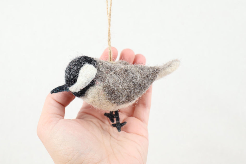 Filzanhänger Weidenmeise I Christbaumschmuck I Weihnachtsdeko I Winterdeko I Weihnachtsbaum I Frühlingsdeko I Vogeldeko I Naturdeko I Fair