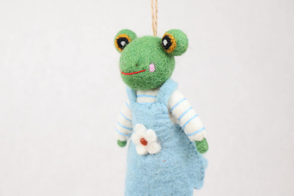 Anhänger Frosch I Frühlingsdeko I Osterdeko I Christbaumschmuck I Weihnachtsdeko I Winter Weihnachtsbaum I Weihnachtsschaf