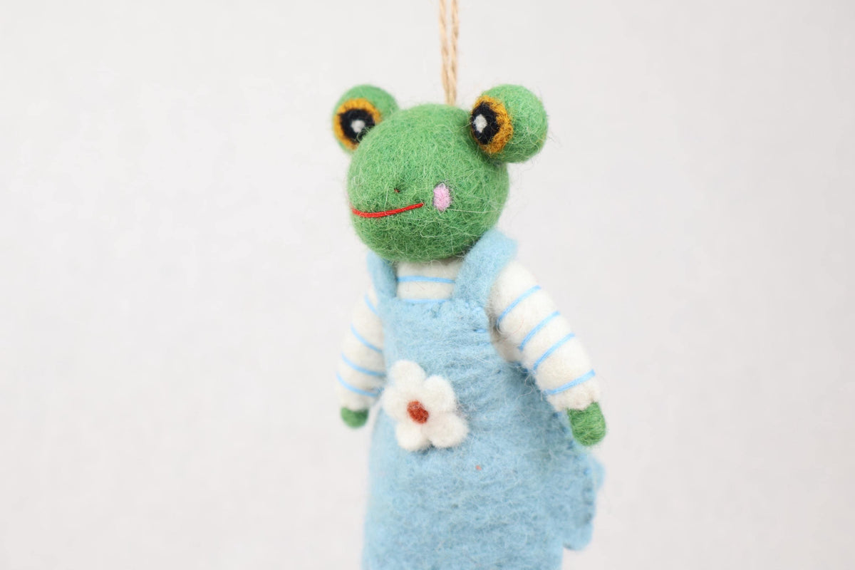 Anhänger Frosch I Frühlingsdeko I Osterdeko I Christbaumschmuck I Weihnachtsdeko I Winter Weihnachtsbaum I Weihnachtsschaf