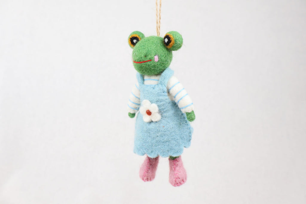Anhänger Frosch I Frühlingsdeko I Osterdeko I Christbaumschmuck I Weihnachtsdeko I Winter Weihnachtsbaum I Weihnachtsschaf