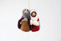 Weihnachtsanhänger Maria und Josef I Christbaumschmuck Weihnachtsdeko I Winter Weihnachtsbaum I Heilige Familie