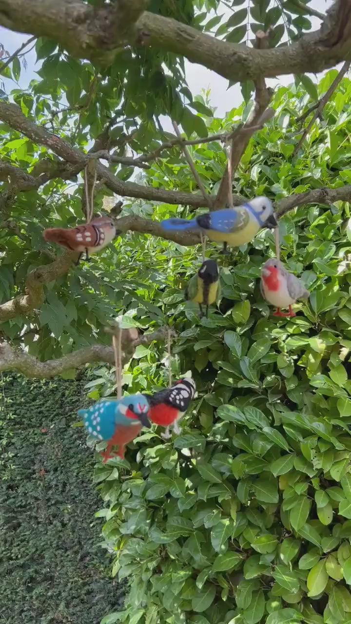 Anhänger Blaumeise Ostderdeko Frühling Christbaumschmuck Weihnachtsdeko Winterdeko Weihnachtsbaum